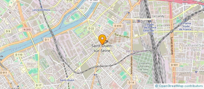 localisation de l'entreprise MONSIEUR MOHAMED HOUSSINI  SAINT-OUEN-SUR-SEINE