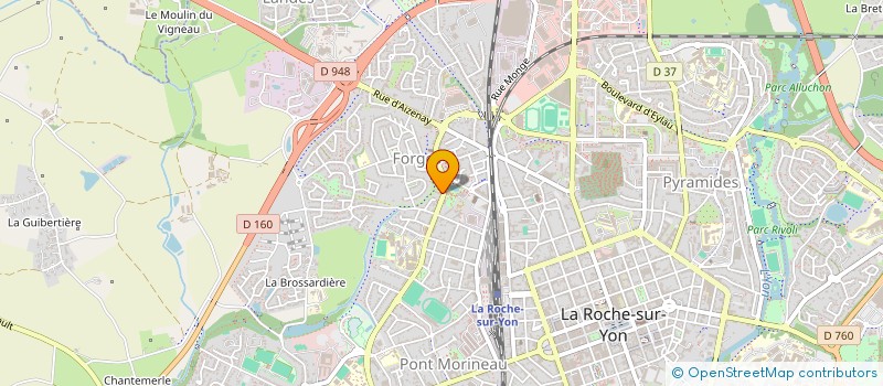 localisation de l'entreprise MONSIEUR MOHAMED HOZIFA  LA ROCHE-SUR-YON