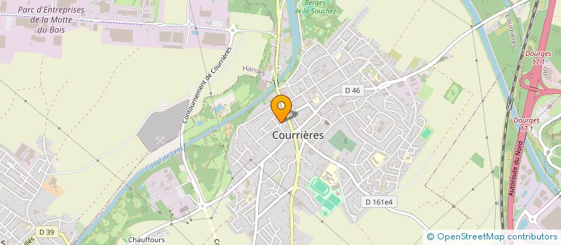 localisation de l'entreprise MONSIEUR MOHAMED IADADAINE  COURRIERES