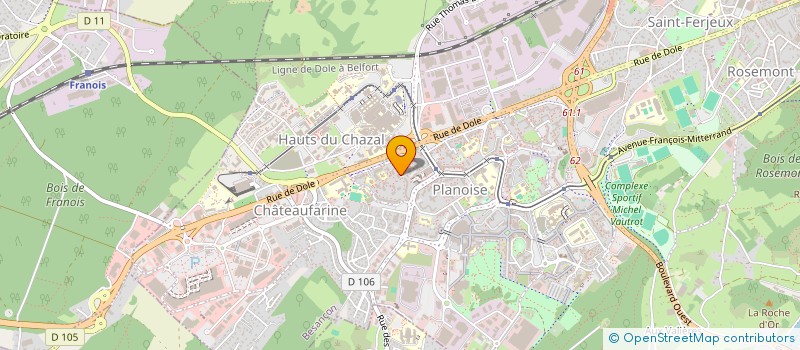 localisation de l'entreprise MONSIEUR MOHAMED IAICHE à BESANCON