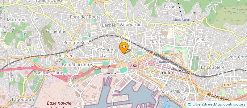 localisation de l'entreprise MONSIEUR MOHAMED IBEN HAJ SALAH  TOULON