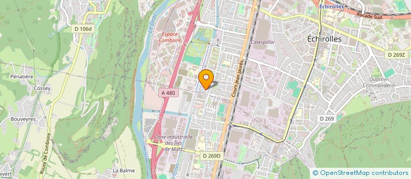 localisation de l'entreprise MONSIEUR MOHAMED IBN HADJ SALEM  ECHIROLLES