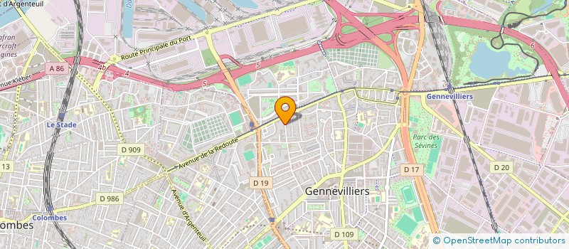 localisation de l'entreprise MONSIEUR MOHAMED IBOUK à GENNEVILLIERS