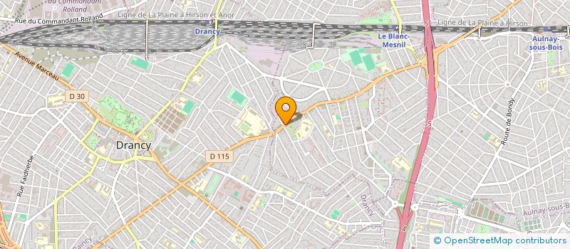 localisation de l'entreprise MONSIEUR MOHAMED IBRAHIM  LE BLANC-MESNIL