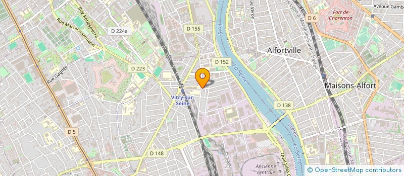 localisation de l'entreprise MONSIEUR MOHAMED IBRAHIM  VITRY-SUR-SEINE