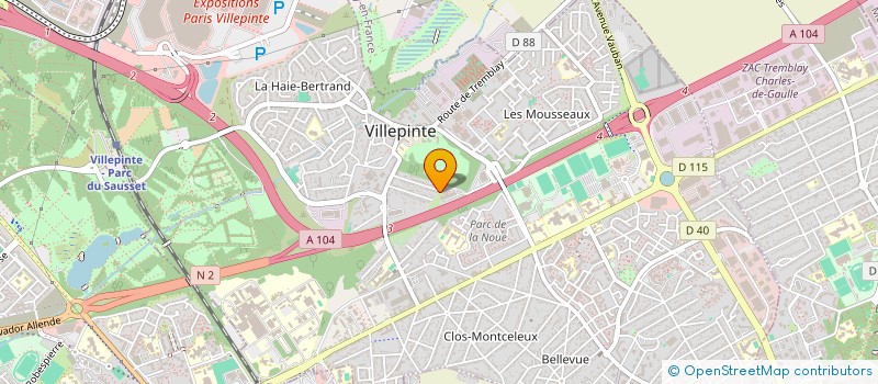 localisation de l'entreprise MONSIEUR MOHAMED IBRAHIMA à VILLEPINTE