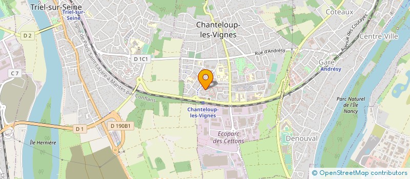 localisation de l'entreprise MONSIEUR MOHAMED IDCHICHI à CHANTELOUP-LES-VIGNES