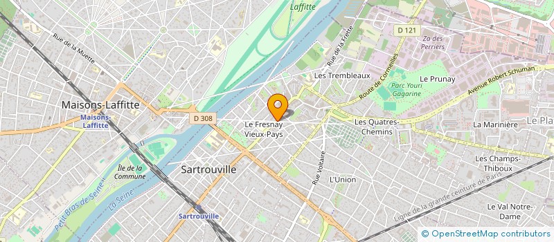 localisation de l'entreprise MONSIEUR MOHAMED IDJA  SARTROUVILLE