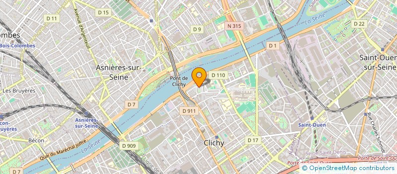 localisation de l'entreprise MONSIEUR MOHAMED IDMANSOUR à CLICHY