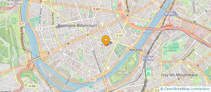 localisation de l'entreprise MONSIEUR MOHAMED IDRISS ATTIA à BOULOGNE BILLANCOURT
