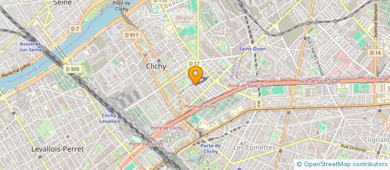 localisation de l'entreprise MONSIEUR MOHAMED IDSALAH à CLICHY