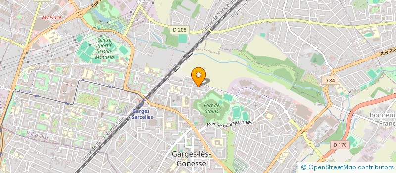 localisation de l'entreprise MONSIEUR MOHAMED IFSHAN SAINUL ABDEEN  GARGES-LES-GONESSE