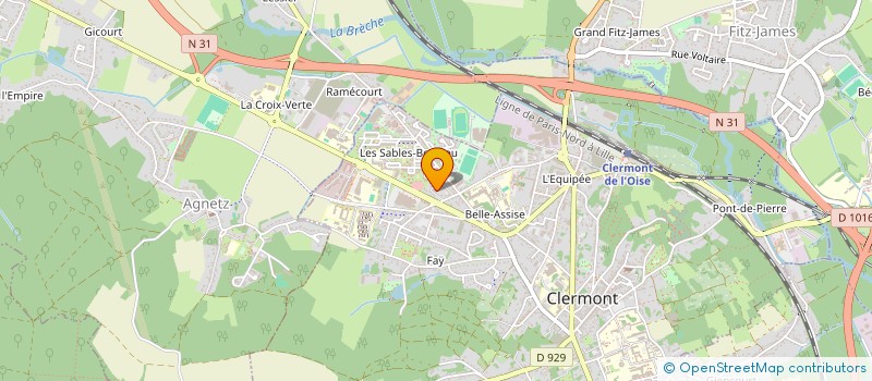 localisation de l'entreprise MONSIEUR MOHAMED IGHOUS  CLERMONT