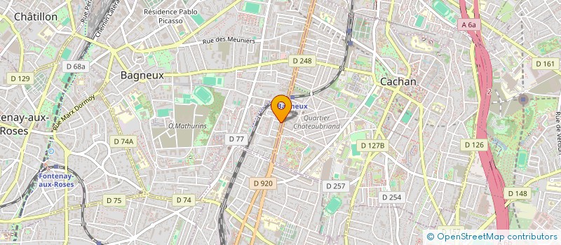 localisation de l'entreprise MONSIEUR MOHAMED IKBEL TLILI à BAGNEUX