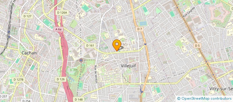 localisation de l'entreprise MONSIEUR MOHAMED IKHELIF  VILLEJUIF