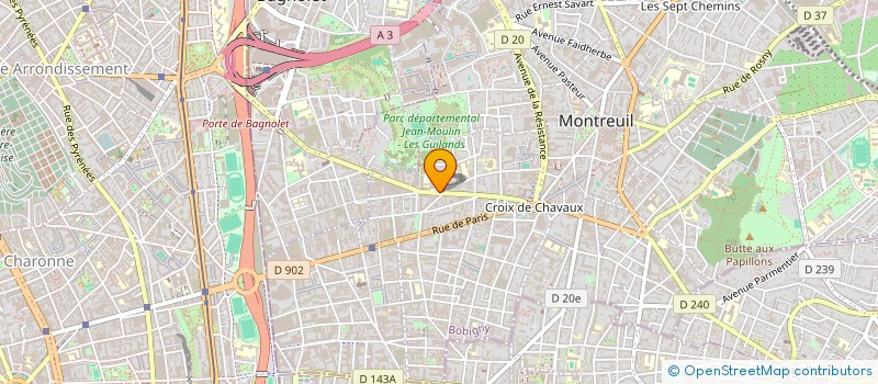 localisation de l'entreprise MONSIEUR MOHAMED IKHLEF à MONTREUIL