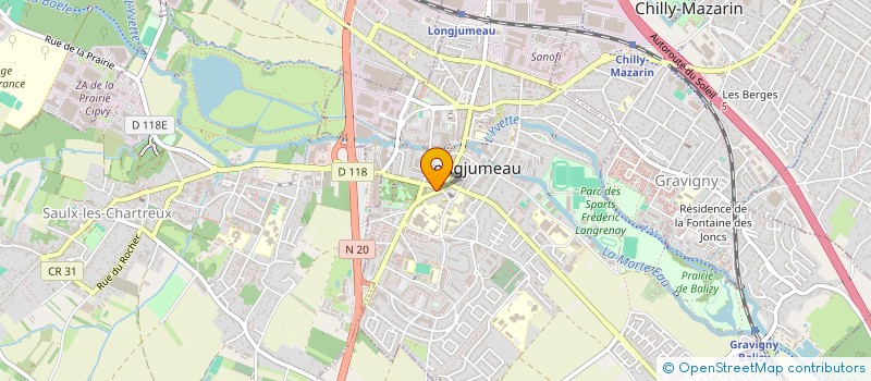 localisation de l'entreprise MONSIEUR MOHAMED IL ABSI à LONGJUMEAU