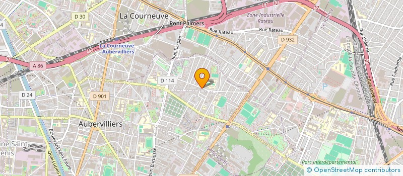 localisation de l'entreprise MONSIEUR MOHAMED IMZILNE  AUBERVILLIERS