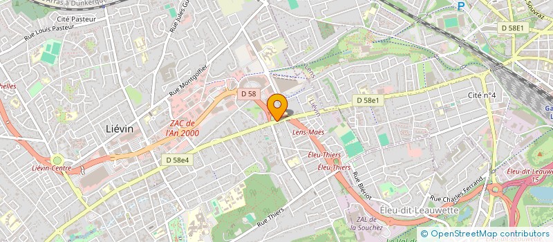 localisation de l'entreprise MONSIEUR MOHAMED IRIDA  LIEVIN