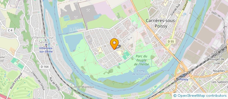 localisation de l'entreprise MONSIEUR MOHAMED ISGHAR  CARRIERES-SOUS-POISSY