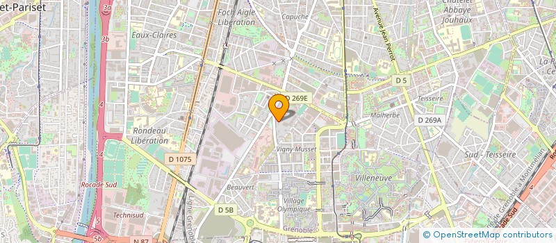 localisation de l'entreprise MONSIEUR MOHAMED ISHAK à GRENOBLE