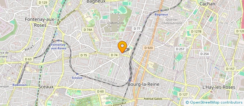localisation de l'entreprise MONSIEUR MOHAMED ISMAEL MOHAMED à BAGNEUX