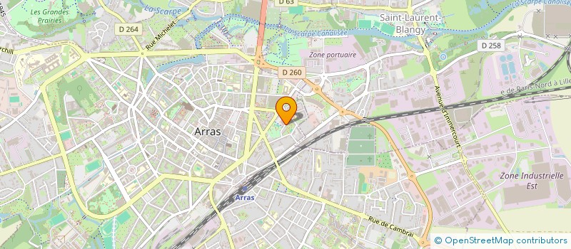 localisation de l'entreprise MONSIEUR MOHAMED ISSAWI à ARRAS