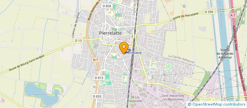 localisation de l'entreprise MONSIEUR MOHAMED ISSOLAH à PIERRELATTE