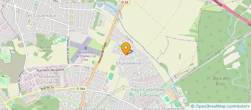 localisation de l'entreprise MONSIEUR MOHAMED ISSOLAH  CHELLES