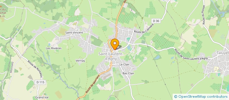 localisation de l'entreprise MONSIEUR MOHAMED JAAFARI  SAINT-LAURENT-D'AGNY