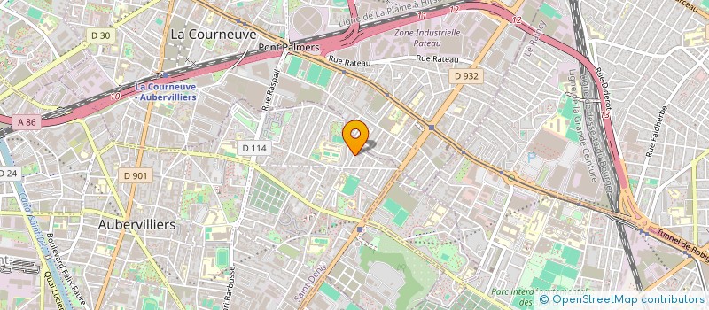 localisation de l'entreprise MONSIEUR MOHAMED JAAFARI  AUBERVILLIERS