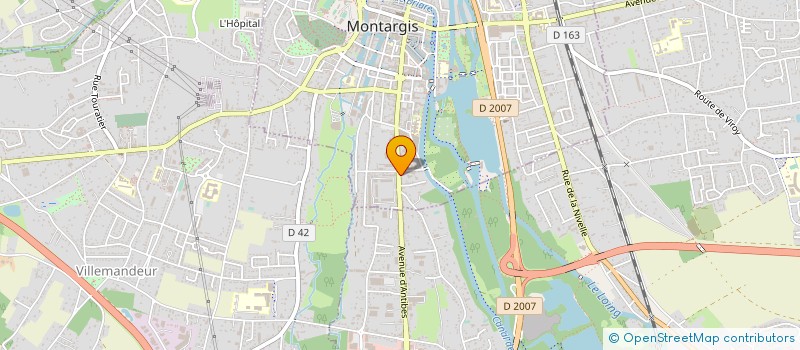 localisation de l'entreprise MONSIEUR MOHAMED JAAIDANE à MONTARGIS