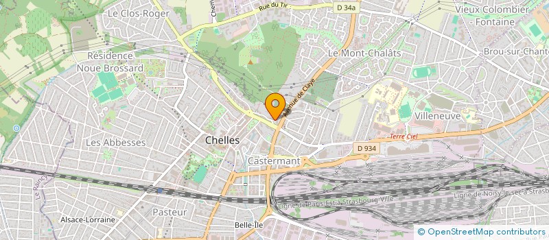 localisation de l'entreprise MONSIEUR MOHAMED JAAJA  CHELLES