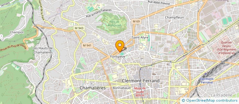 localisation de l'entreprise MONSIEUR MOHAMED JABER  CLERMONT-FERRAND