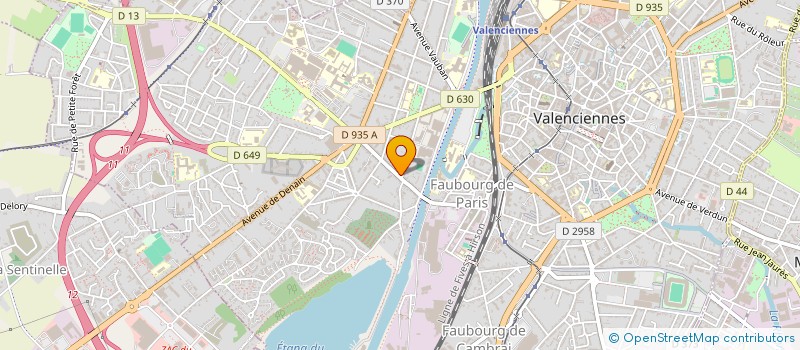 localisation de l'entreprise MONSIEUR MOHAMED JABLI  VALENCIENNES