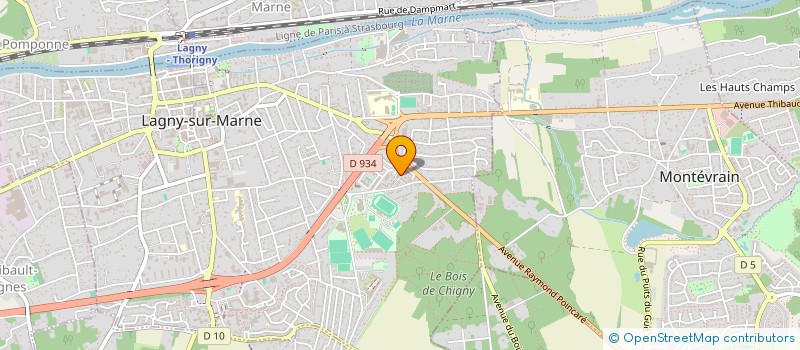 localisation de l'entreprise MONSIEUR MOHAMED JALAL BEL MOUFID  MAGNY-LE-HONGRE