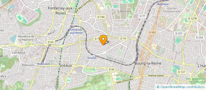 localisation de l'entreprise MONSIEUR MOHAMED JALLOUL à SCEAUX