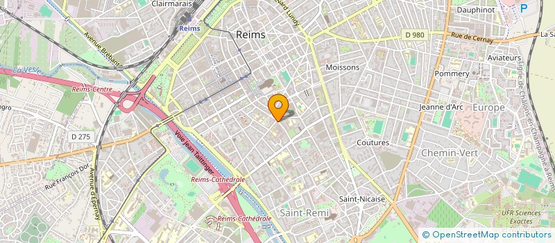 localisation de l'entreprise MONSIEUR MOHAMED JAMAI  REIMS