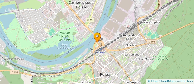 localisation de l'entreprise MONSIEUR MOHAMED JAMAI  POISSY