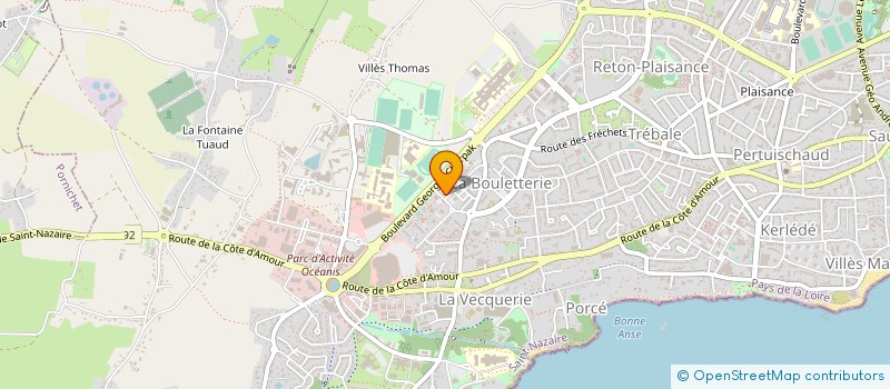 localisation de l'entreprise MONSIEUR MOHAMED JANFAOUI à SAINT-NAZAIRE