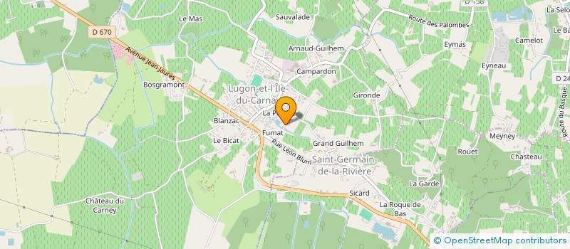 localisation de l'entreprise MONSIEUR MOHAMED JBABLI  LUGON-ET-L'ILE-DU-CARNAY