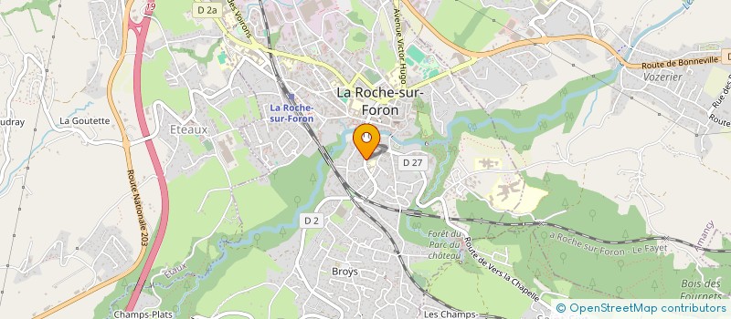 localisation de l'entreprise MONSIEUR MOHAMED JBILOU  LA ROCHE-SUR-FORON