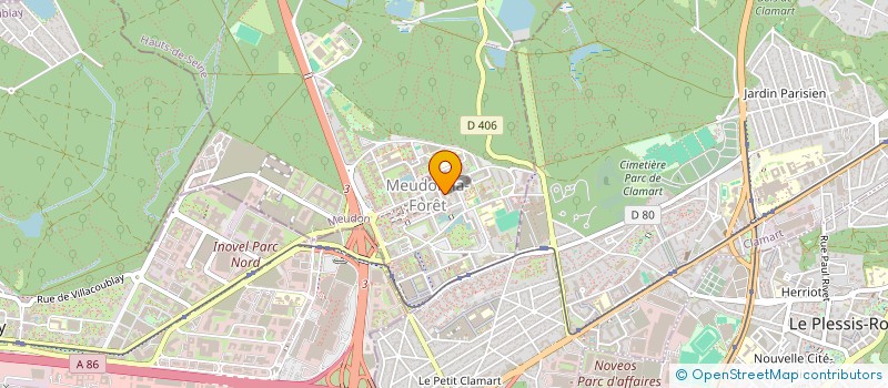 localisation de l'entreprise MONSIEUR MOHAMED JEBABLI à MEUDON