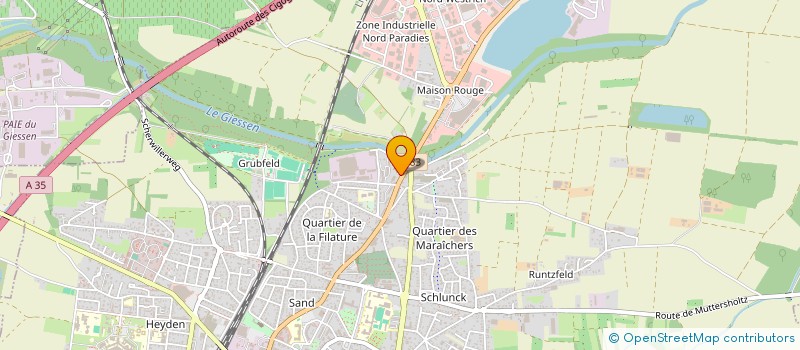 localisation de l'entreprise MONSIEUR MOHAMED JEBALI à SELESTAT
