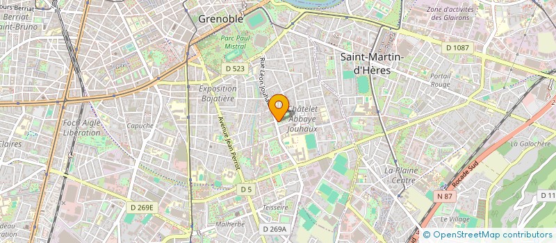 localisation de l'entreprise MONSIEUR MOHAMED JELLOULI à GRENOBLE