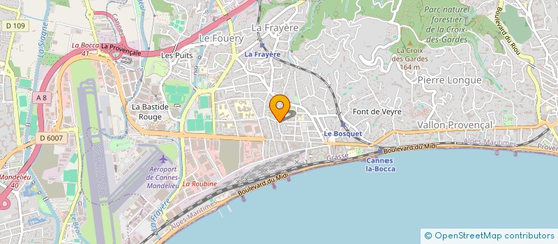 localisation de l'entreprise MONSIEUR MOHAMED JENDOUBI à CANNES