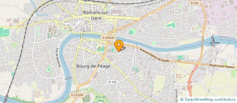 localisation de l'entreprise MONSIEUR MOHAMED JERBI  BOURG-DE-PEAGE