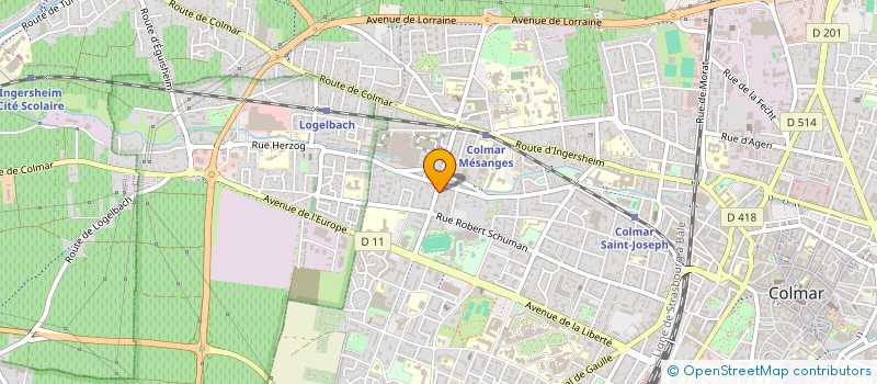 localisation de l'entreprise MONSIEUR MOHAMED JERIDI à COLMAR