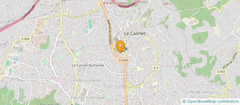 localisation de l'entreprise MONSIEUR MOHAMED JERIDI à LE CANNET