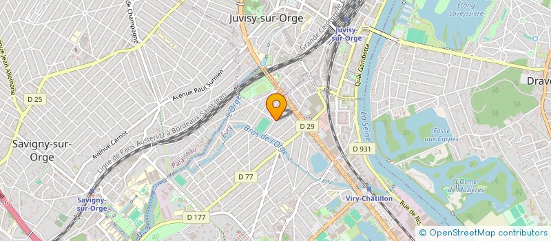 localisation de l'entreprise MONSIEUR MOHAMED JLIDI à VIRY-CHATILLON